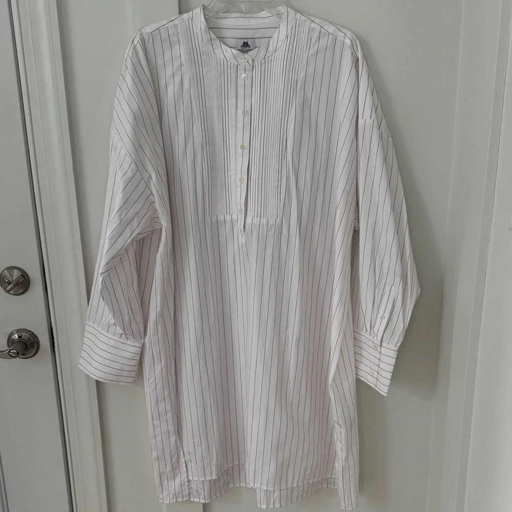 Thomas Mason for J.Crew tunic dress in stripe Size XXL
